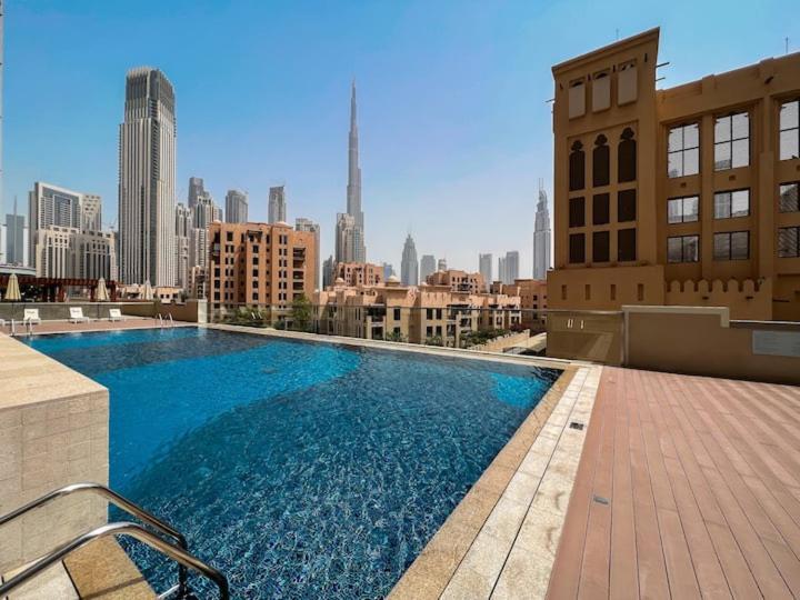 Burj Khalifa View - 2Br And Maid - Downtown Apartment Dubai Exterior foto